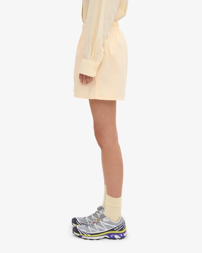 Organic Twill Shorts pour femme - Jaune pâle