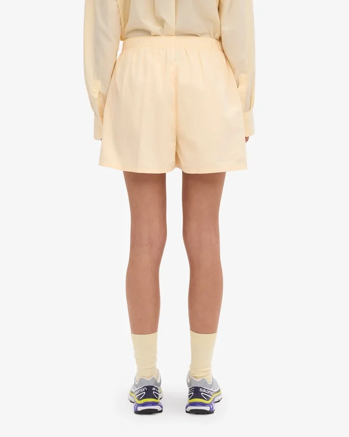 Organic Twill Shorts pour femme - Jaune pâle