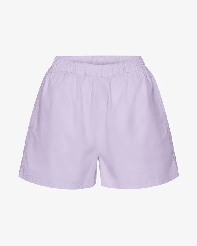 Organic Twill Shorts pour femme - Lavande pâle