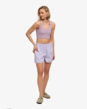 Organic Twill Shorts pour femme – Lavande pâle