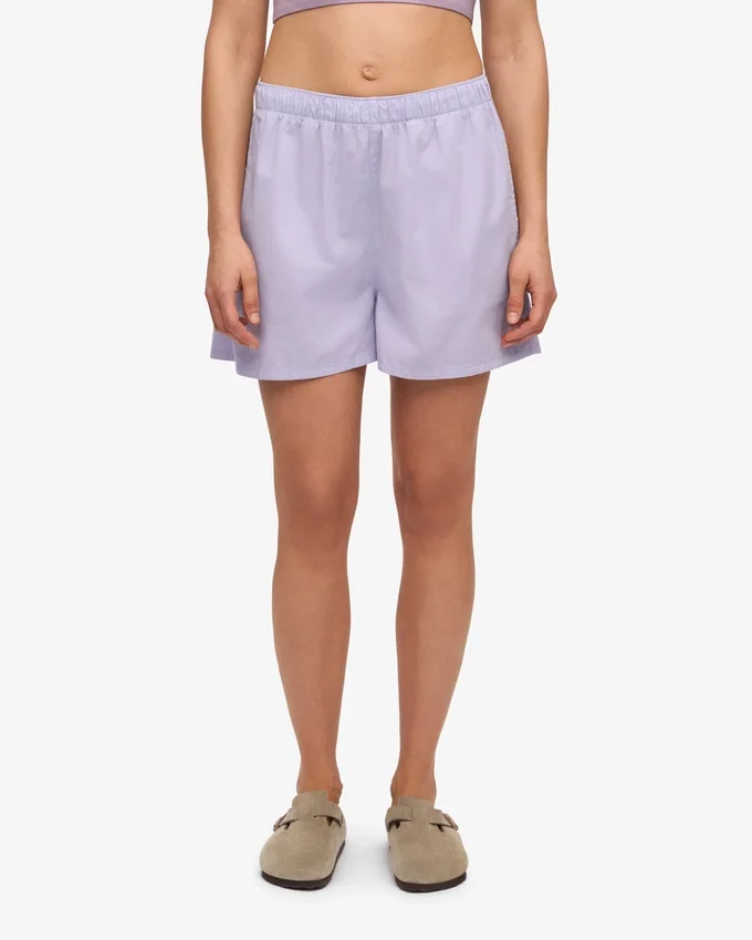 Organic Twill Shorts pour femme - Lavande pâle