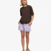 Organic Twill Shorts pour femme - Lavande pâle