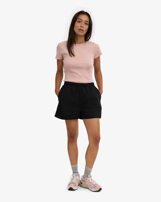 Organic Twill Shorts pour femme - Noir intense