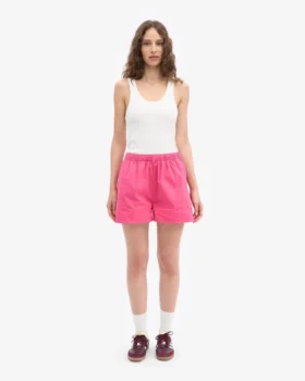 Organic Twill Shorts pour femme – Rose bubble-gum