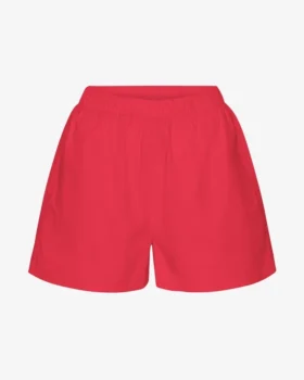 Organic Twill Shorts pour femme - Rouge mandarine