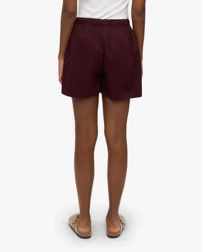 Organic Twill Shorts pour femme - Rouge sang de bœuf