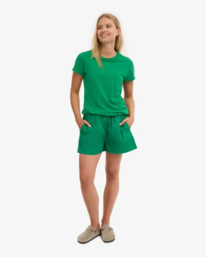 Organic Twill Shorts pour femme - Vert Kelly