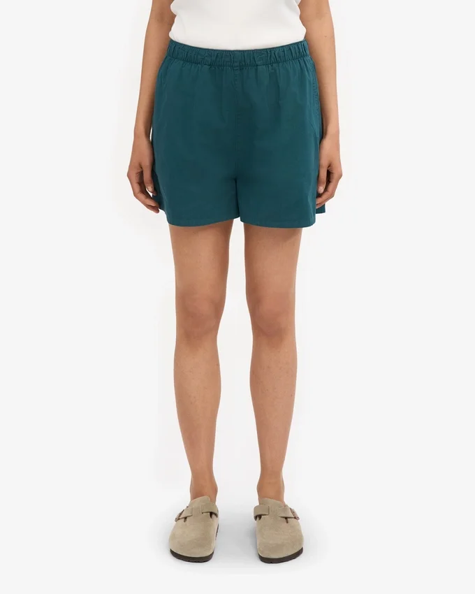 Organic Twill Shorts pour femme - Vert océan