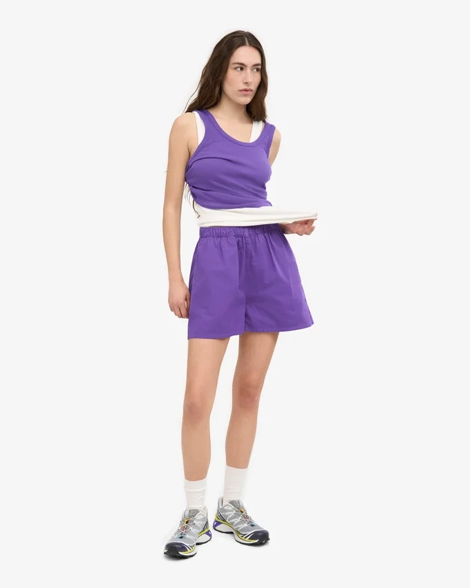 Organic Twill Shorts pour femme - Violet ultra