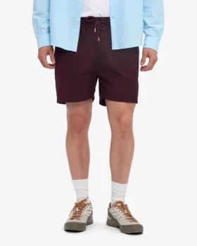 Organic Twill Shorts – Rouge sang de bœuf