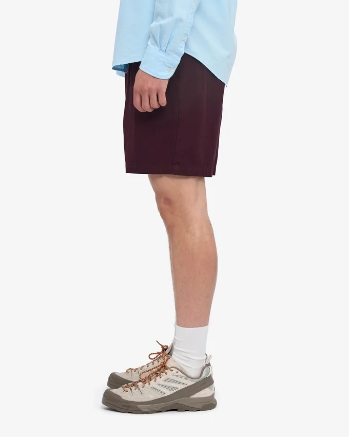 Organic Twill Shorts - Rouge sang de bœuf