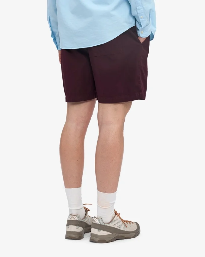 Organic Twill Shorts - Rouge sang de bœuf