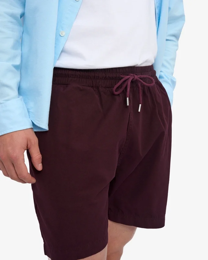 Organic Twill Shorts - Rouge sang de bœuf