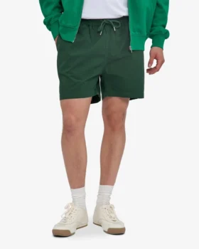 Organic Twill Shorts – Vert émeraude