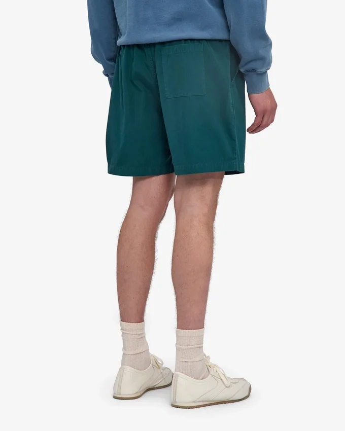 Organic Twill Shorts - Vert océan