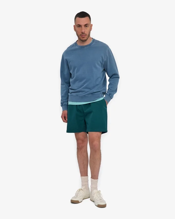 Organic Twill Shorts - Vert océan