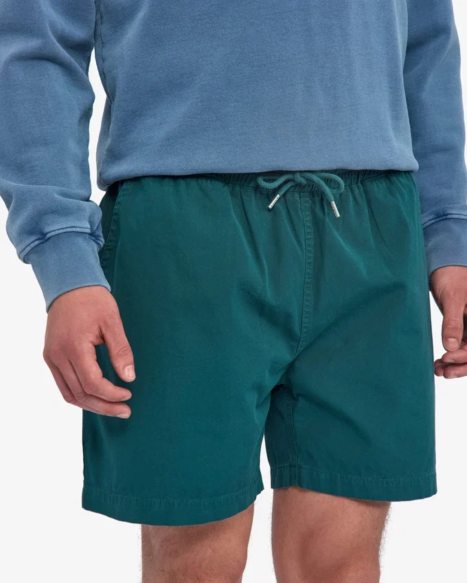 Organic Twill Shorts - Vert océan