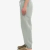 Pantalon de survêtement ample bio - Bleu acier