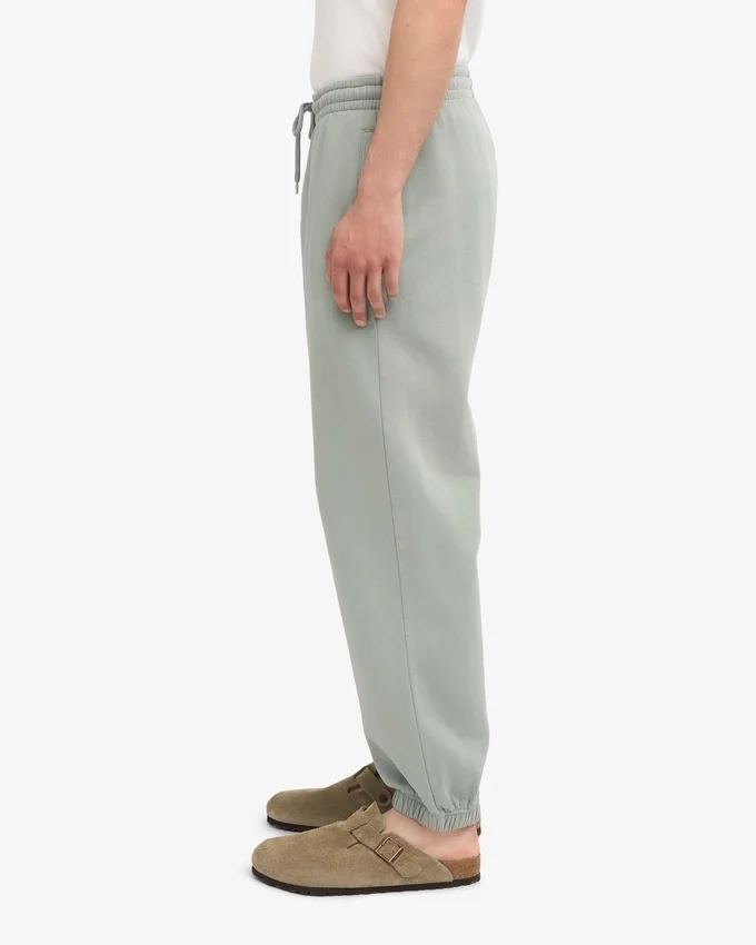 Pantalon de survêtement ample bio - Bleu acier