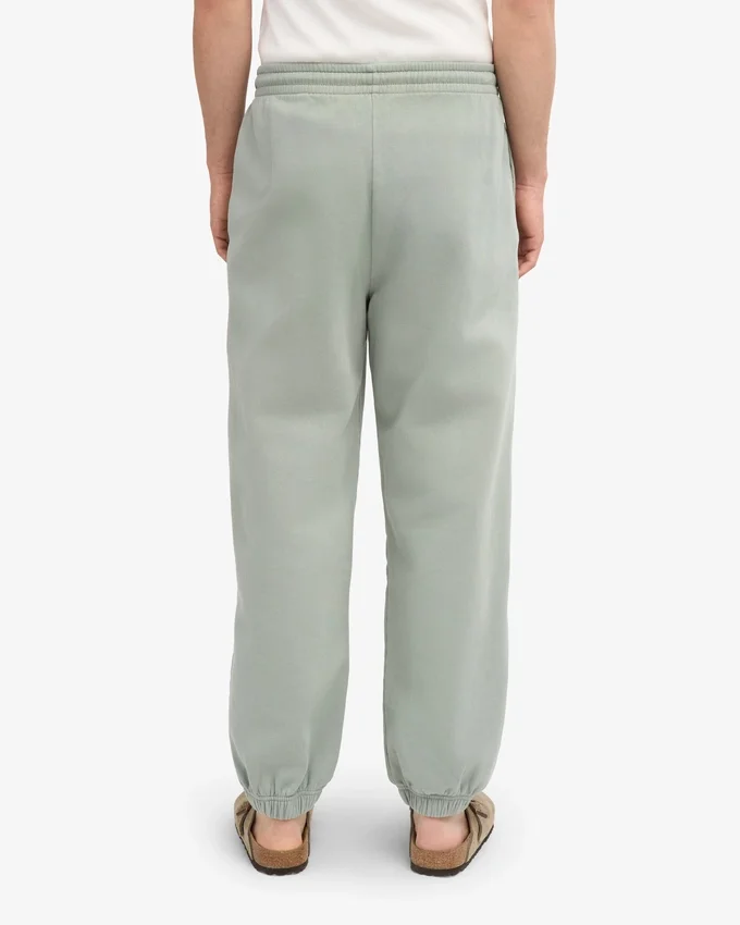 Pantalon de survêtement ample bio - Bleu acier