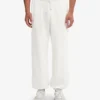 Pantalon de survêtement ample en coton bio - Blanc optique