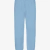 Pantalon de survêtement ample en coton bio - Bleu bord de mer