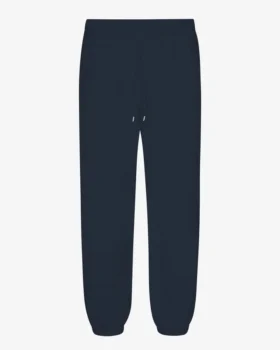 Pantalon de survêtement ample en coton bio - Bleu marine