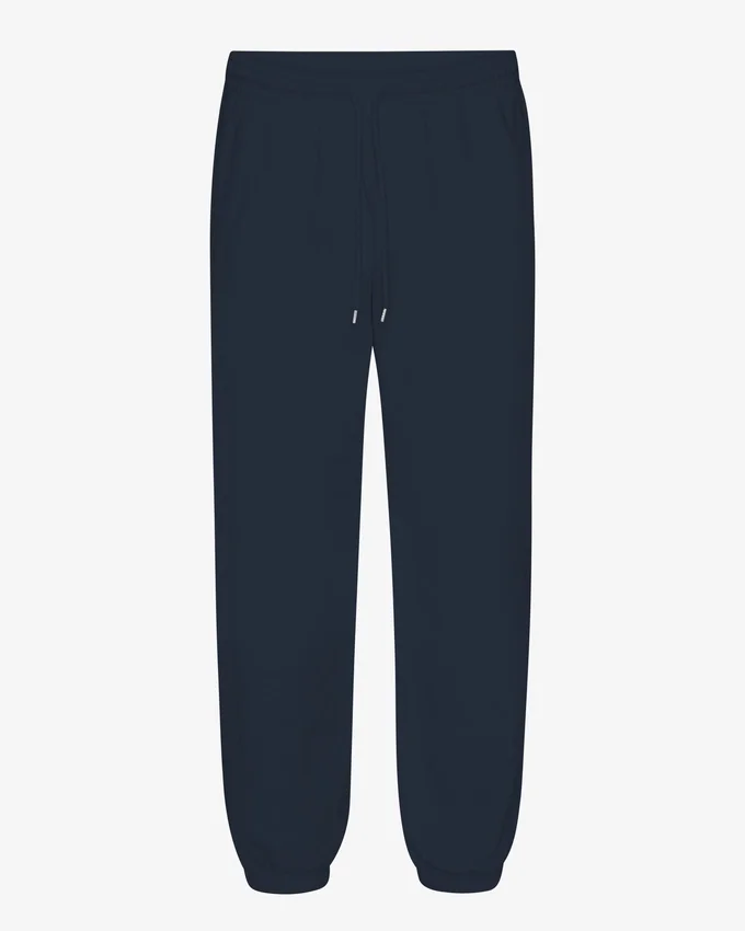 Pantalon de survêtement ample en coton bio - Bleu marine