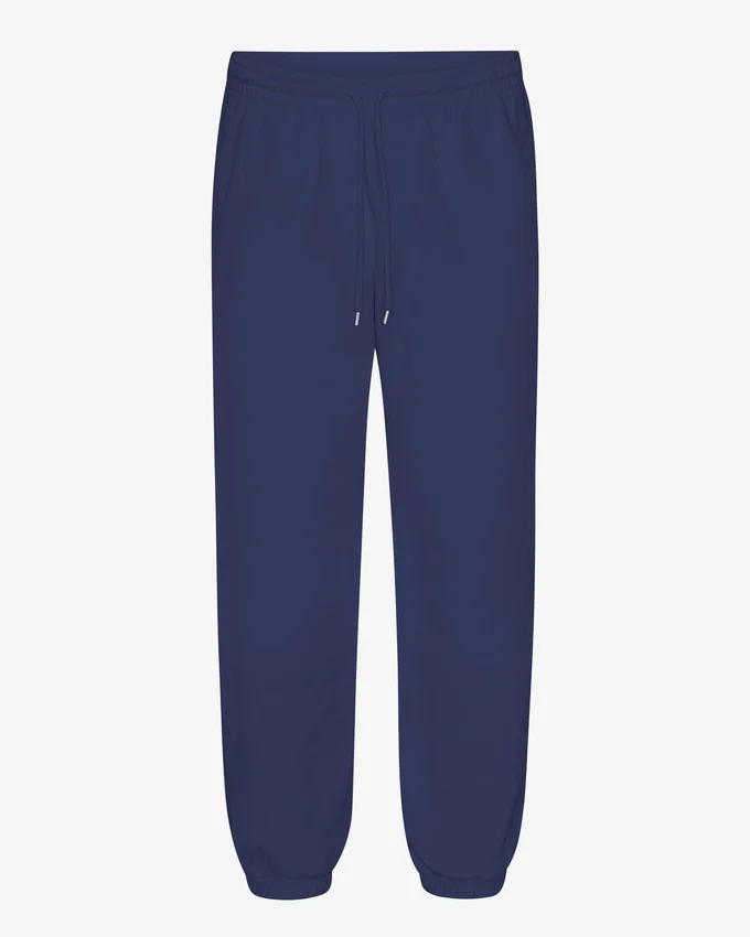 Pantalon de survêtement ample en coton bio - Bleu marine