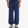 Pantalon de survêtement ample en coton bio - Bleu marine