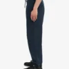 Pantalon de survêtement ample en coton bio - Bleu marine