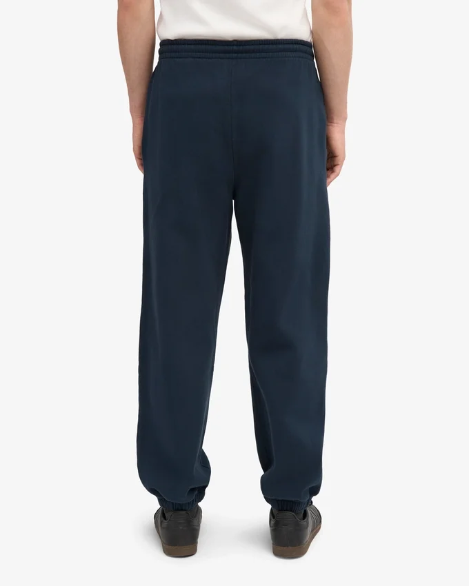 Pantalon de survêtement ample en coton bio - Bleu marine