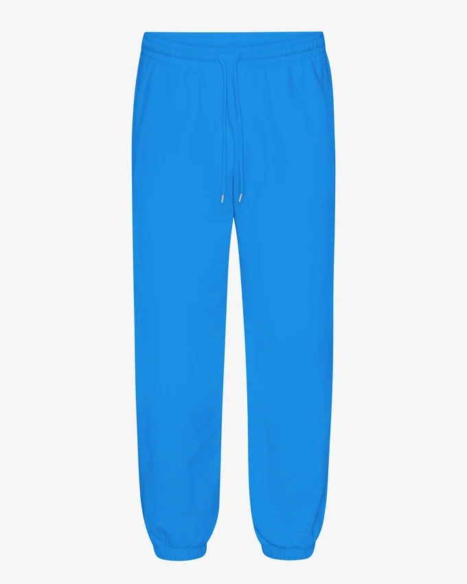 Pantalon de survêtement ample en coton bio - Bleu Pacifique