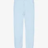 Pantalon de survêtement ample en coton bio - Bleu polaire