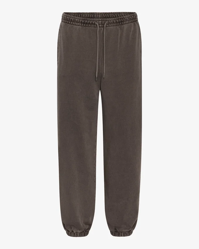 Pantalon de survêtement ample en coton bio - Boue délavée
