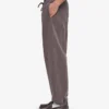 Pantalon de survêtement ample en coton bio - Boue délavée