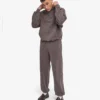 Pantalon de survêtement ample en coton bio - Boue délavée