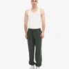 Pantalon de survêtement ample en coton bio - Forêt de minuit