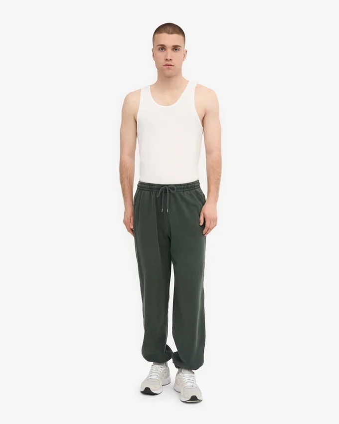 Pantalon de survêtement ample en coton bio - Forêt de minuit