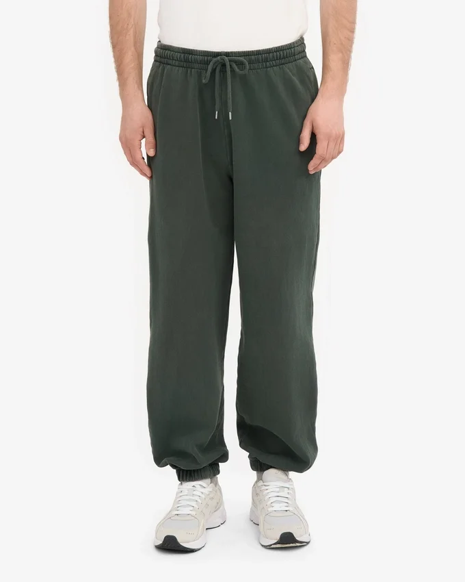 Pantalon de survêtement ample en coton bio - Forêt de minuit