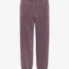 Pantalon de survêtement ample en coton bio - Grape délavé