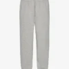 Pantalon de survêtement ample en coton bio - Gris chiné