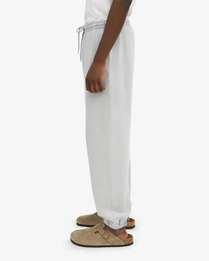 Pantalon de survêtement ample en coton bio - Gris délavé