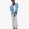 Pantalon de survêtement ample en coton bio - Gris délavé