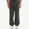 Pantalon de survêtement ample en coton bio - Gris lave