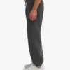 Pantalon de survêtement ample en coton bio - Gris lave