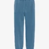 Pantalon de survêtement ample en coton bio - Indigo délavé