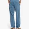 Pantalon de survêtement ample en coton bio - Indigo délavé