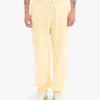 Pantalon de survêtement ample en coton bio - Jaune pâle