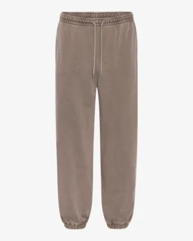 Pantalon de survêtement ample en coton bio - Kaki délavé